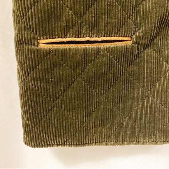 VINTAGE INSPIRED - MENS CORDUROY QUILTED VEST - Picture 7 of 7